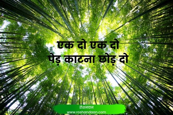 पर्यावरण पर नारे